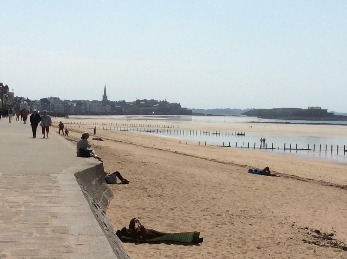 Emeraude, Pleine Vue De Mer Apartment Saint-Malo Luaran gambar